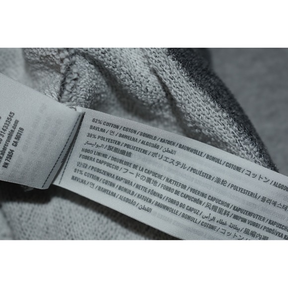 Hollister Hoodie Mens Medium Gray Graphic Pullover Sweatshirt - Picture 8 of 11